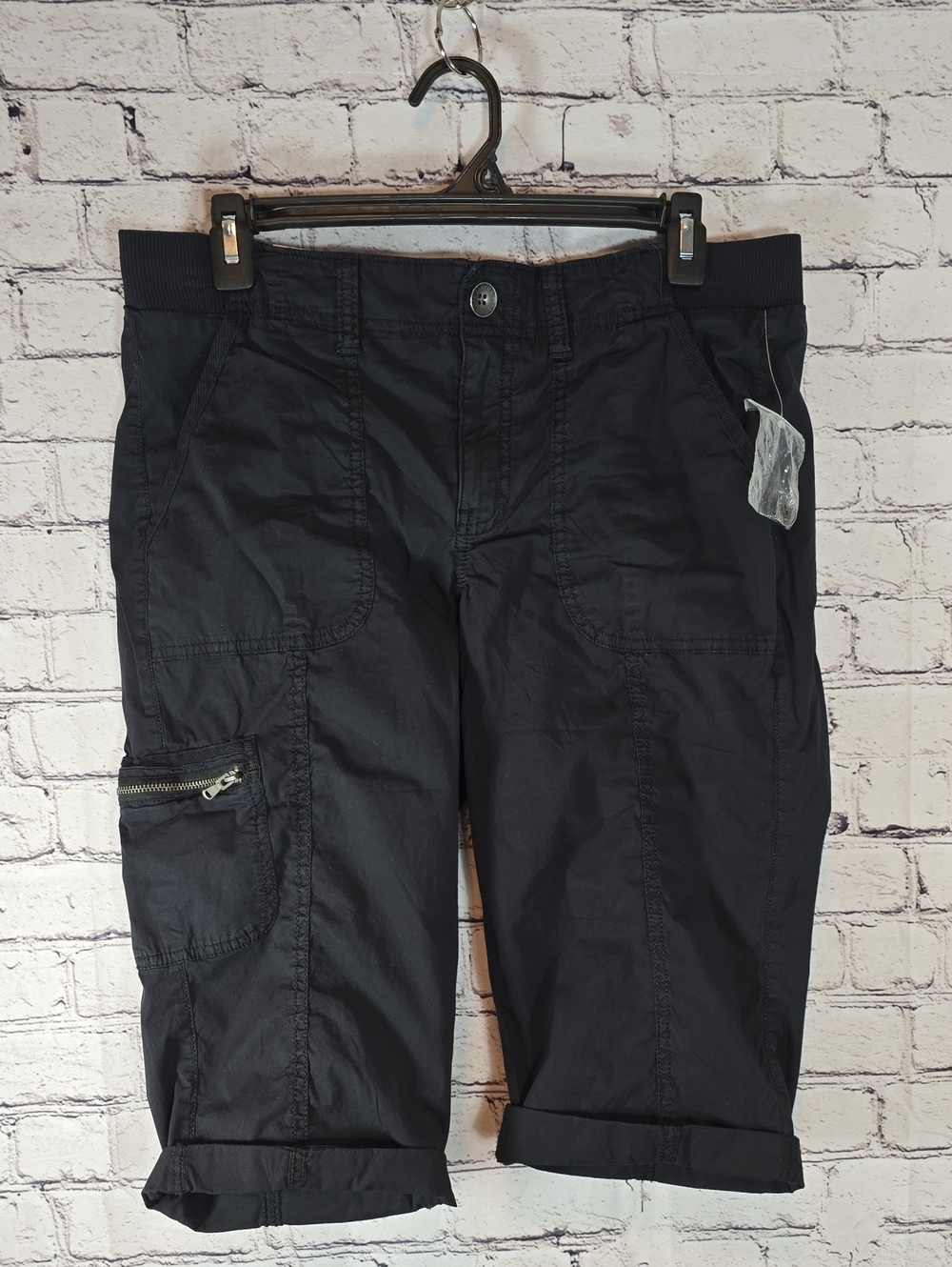 Sonoma Black Mid Rise Capri Pants Size 8 NWT